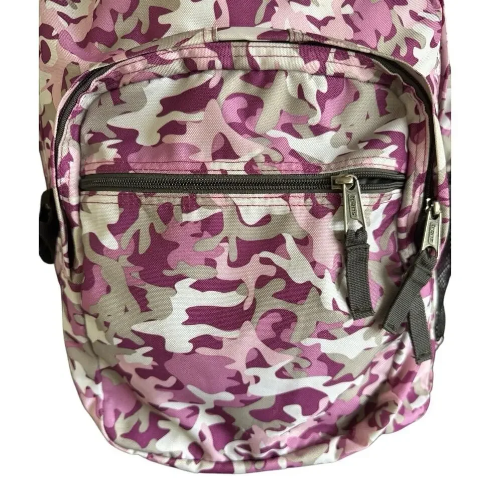 Trans by JanSport Backpack trail School Laptop Purple Pink Pockets Bag travel